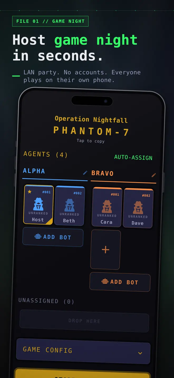 Wiretap: Spy Party Word Game screenshot 2