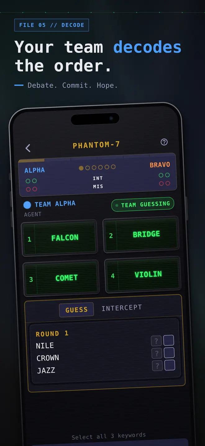 Wiretap: Spy Party Word Game screenshot 6